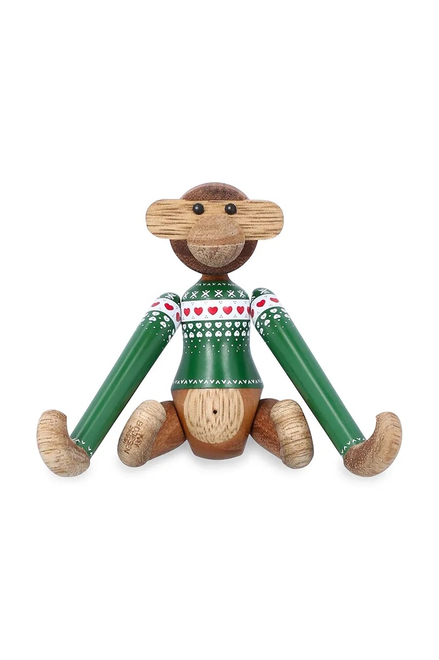 Dekoračná figúrka Kay Bojesen Monkey Christmas Jumper 9,5 cm viac farieb