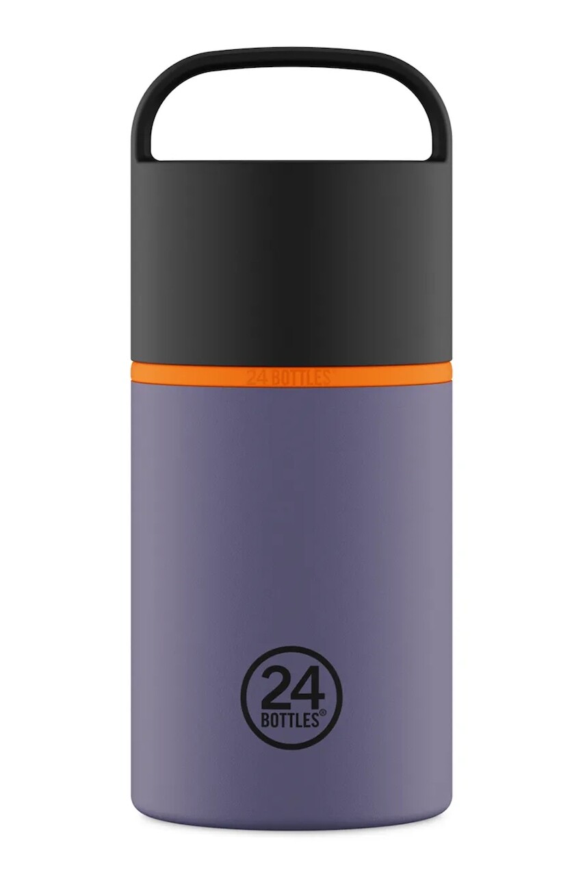 Termo fľaša 24bottles Spin 480ml Dusk fialová farba, Spin.480.Dusk