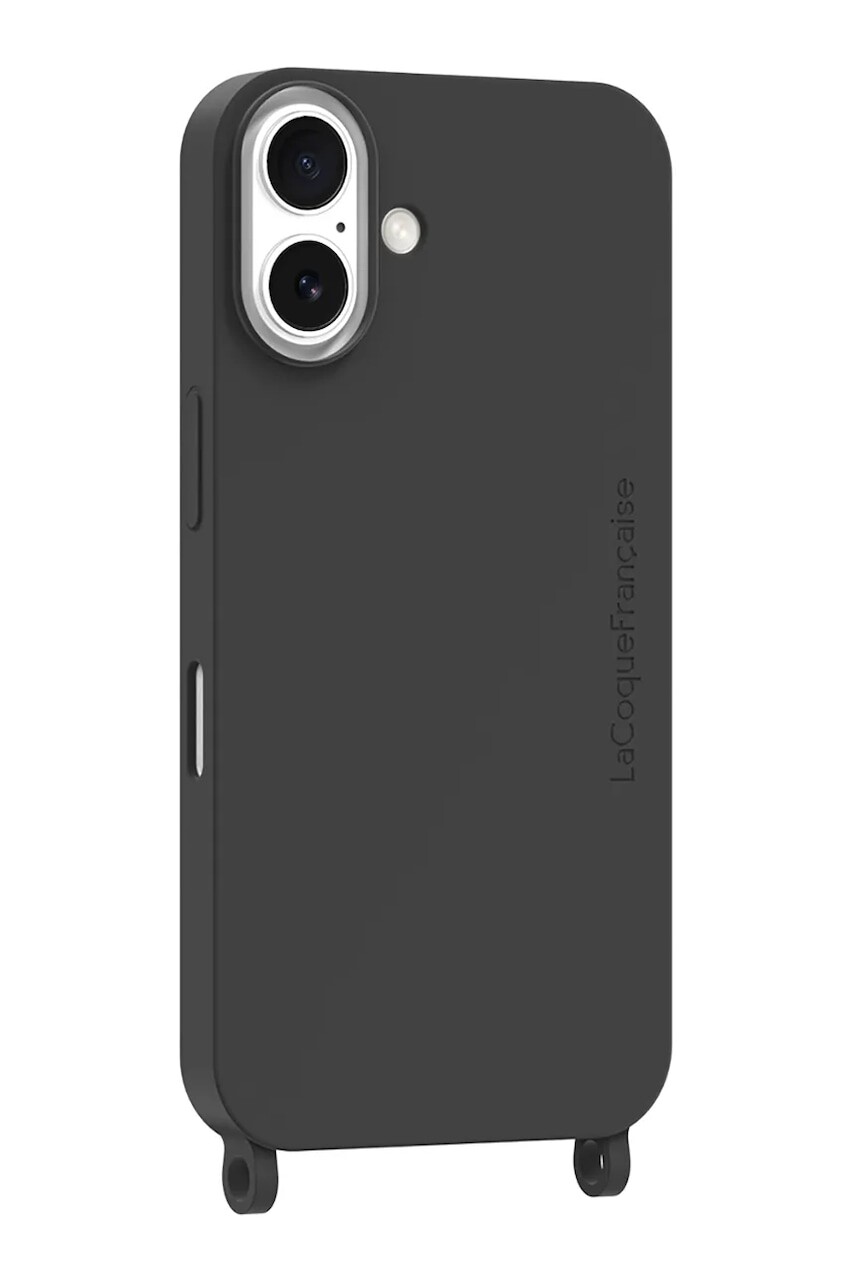Puzdro na mobil LaCoqueFrançaise IPHONE 17 čierna farba