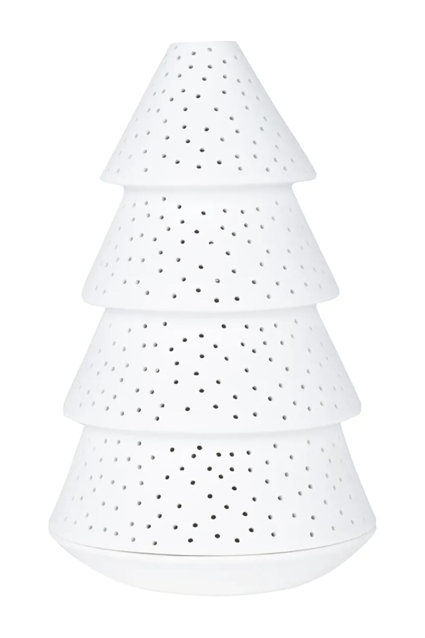 Dekoratívna lampa Raeder 21,5 cm biela farba