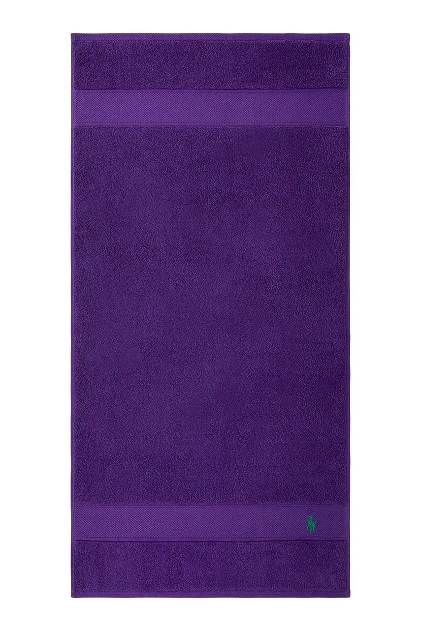 Bavlnený uterák Ralph Lauren POLOPLAY Chalet 50 x 100 cm fialová farba