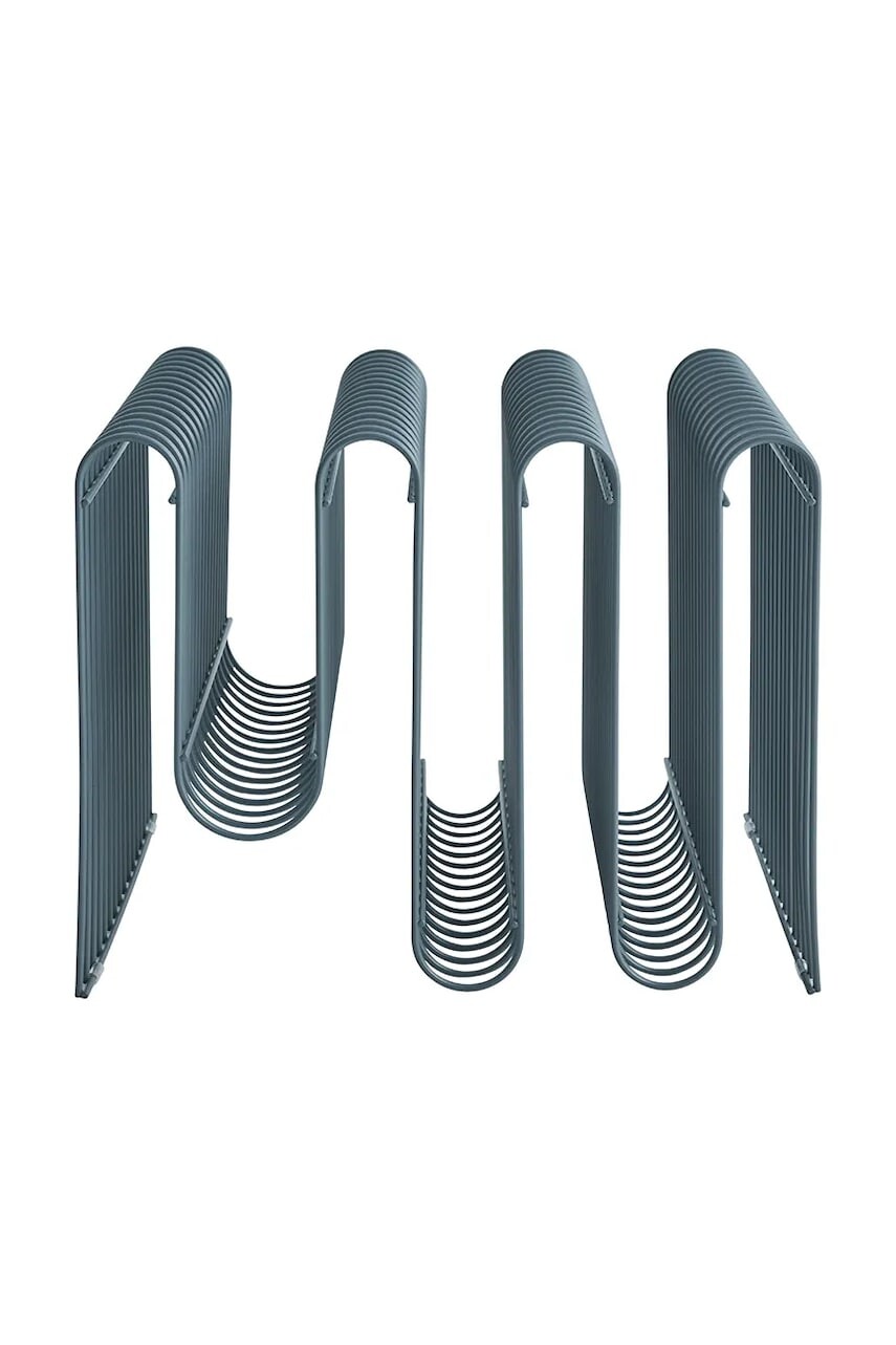 Stojan na noviny AYTM 40,5 x 30,3 x 30,3 cm modrá farba