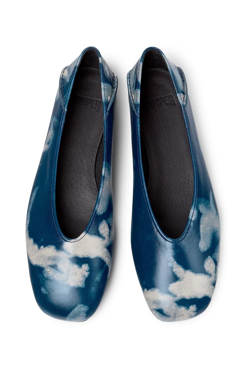 Kožené balerínky Camper Casi Myra modrá farba, K201842-002