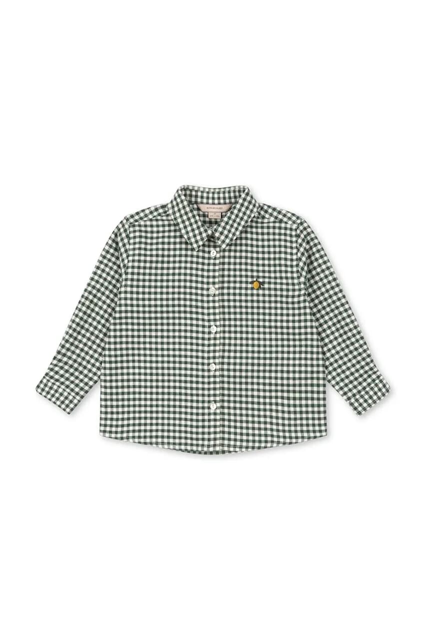 Detská bavlnená košeľa Konges Sløjd FORET LS SHIRT GOTS viac farieb, KS104194