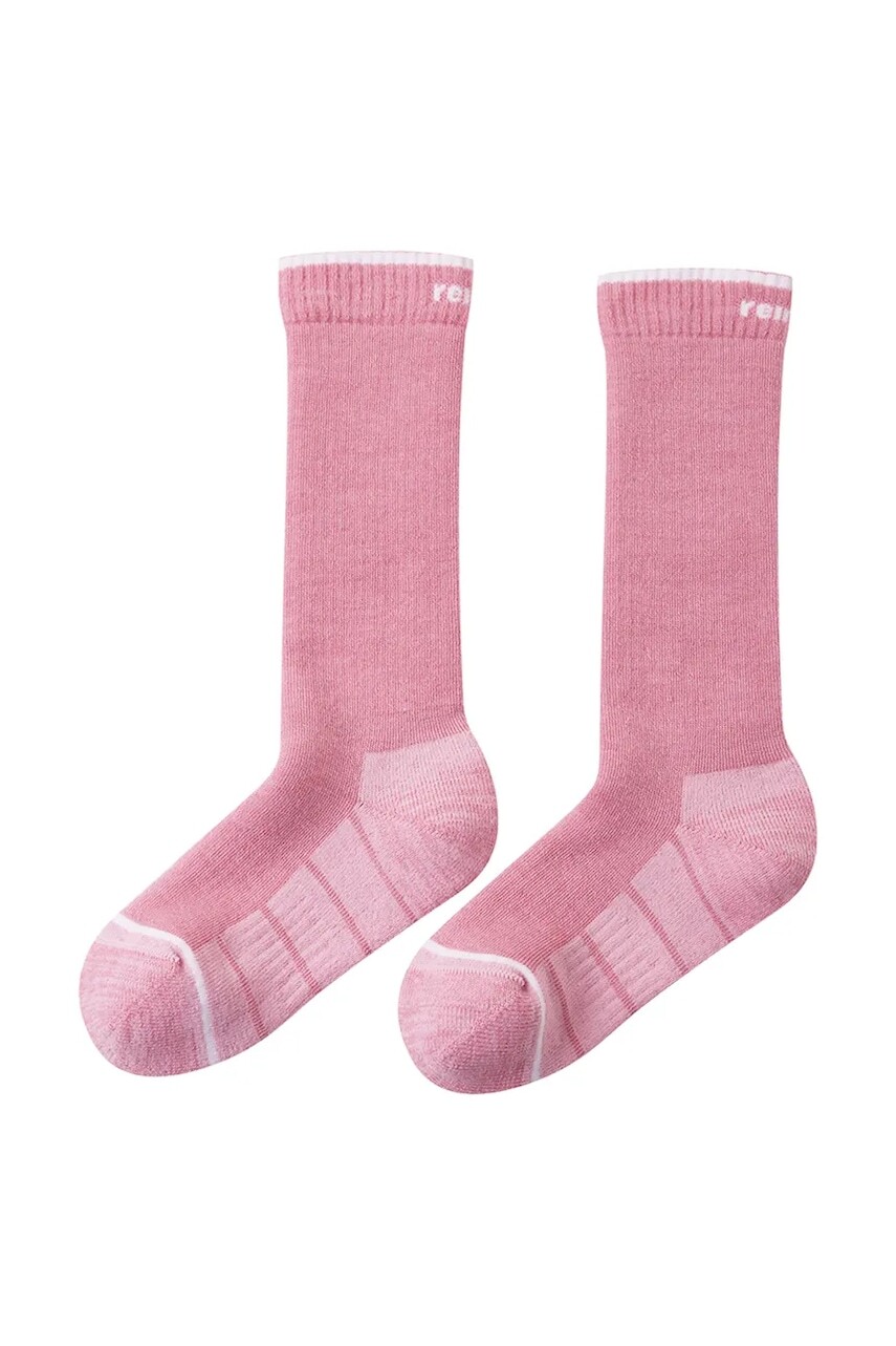 Detské ponožky s prímesou vlny Reima Urheilu ružová farba, 5300317A