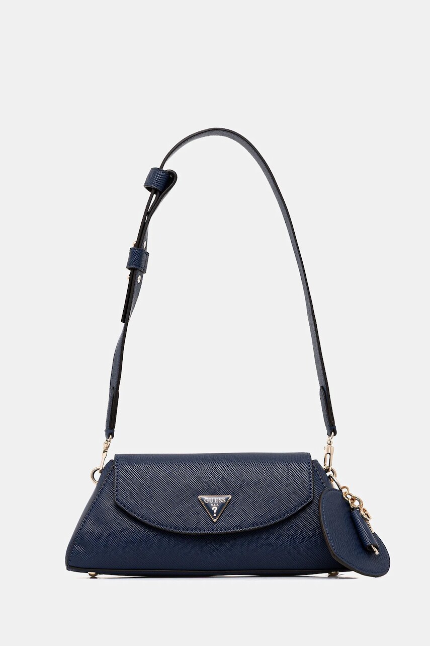 Kabelka Guess BOLENA tmavomodrá farba, HWZG92 07190