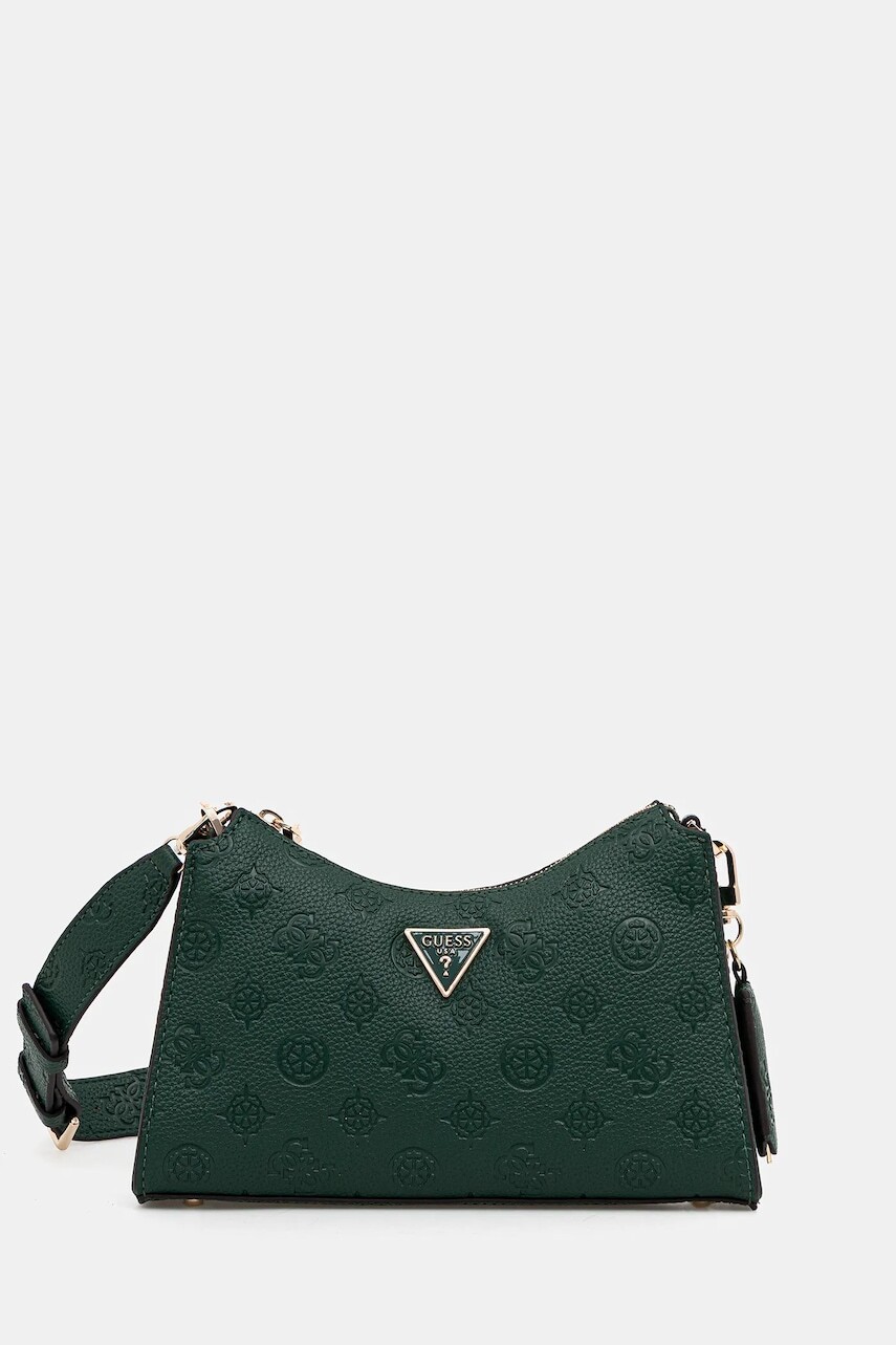 Kabelka Guess CRESIDIA zelená farba, HWPD98 88180