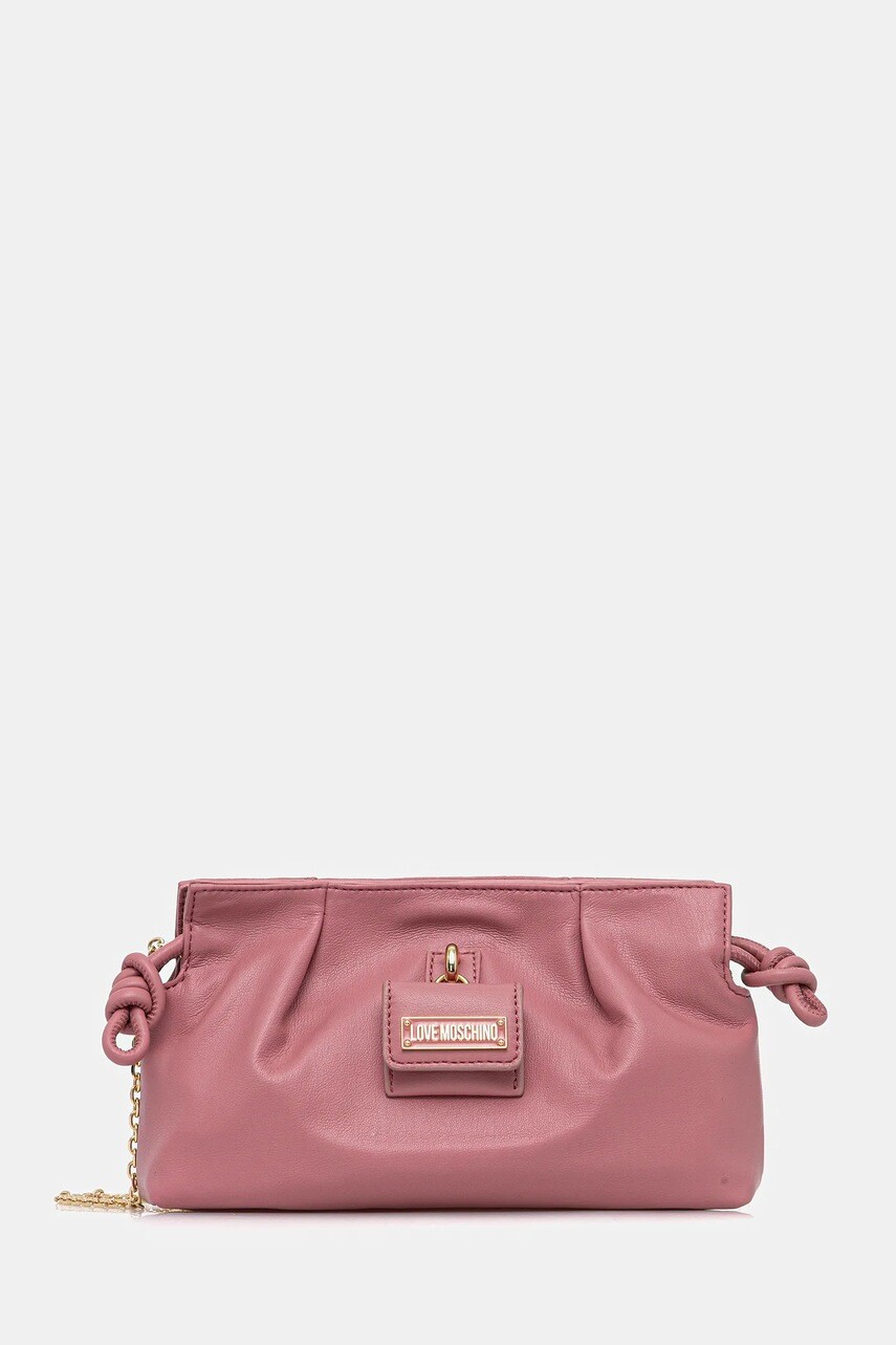 Kabelka Love Moschino ružová farba, JC4363PP0NKN0611
