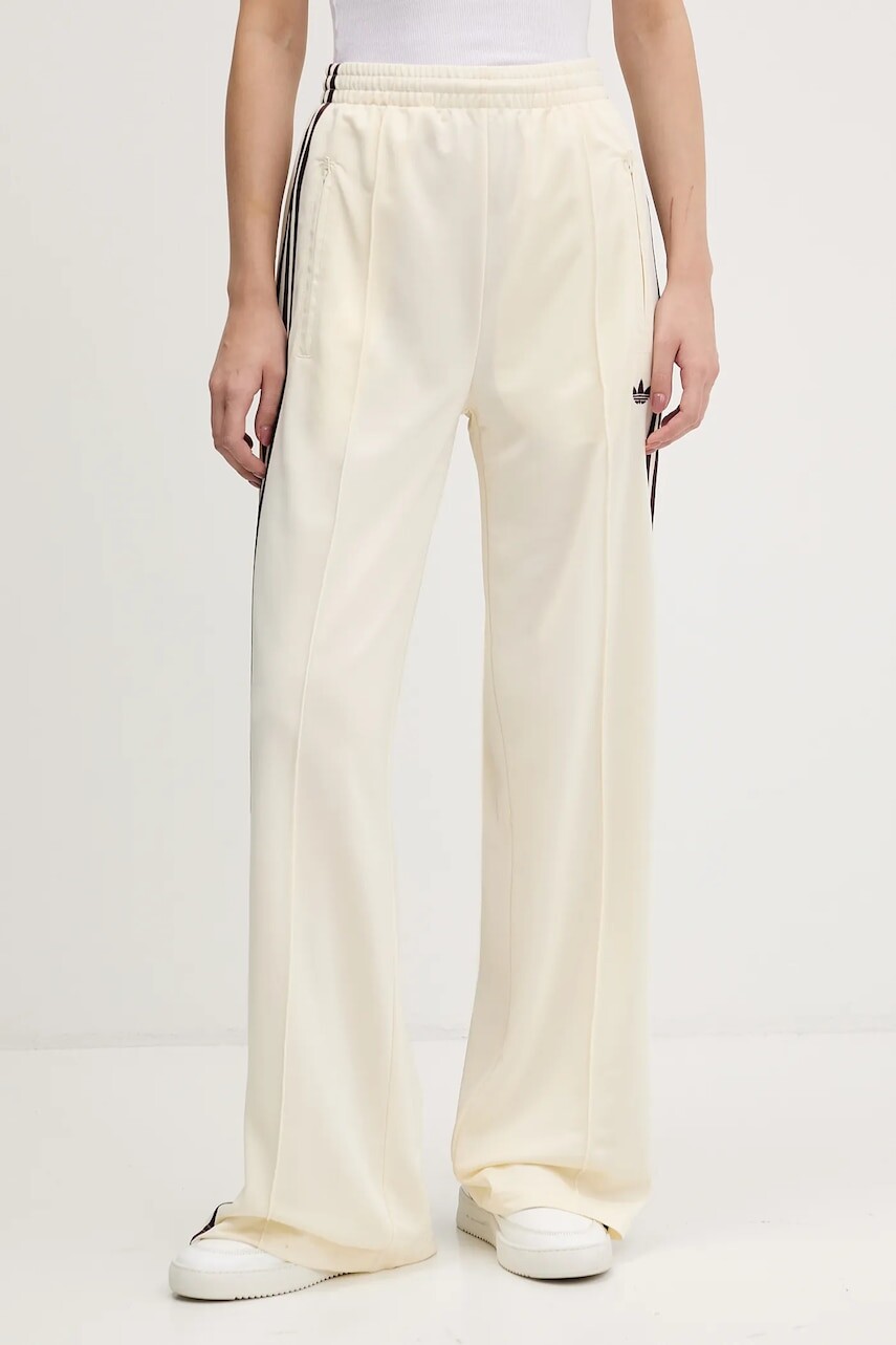 Tepláky adidas Originals Firebird béžová farba, jednofarebné, KA7744