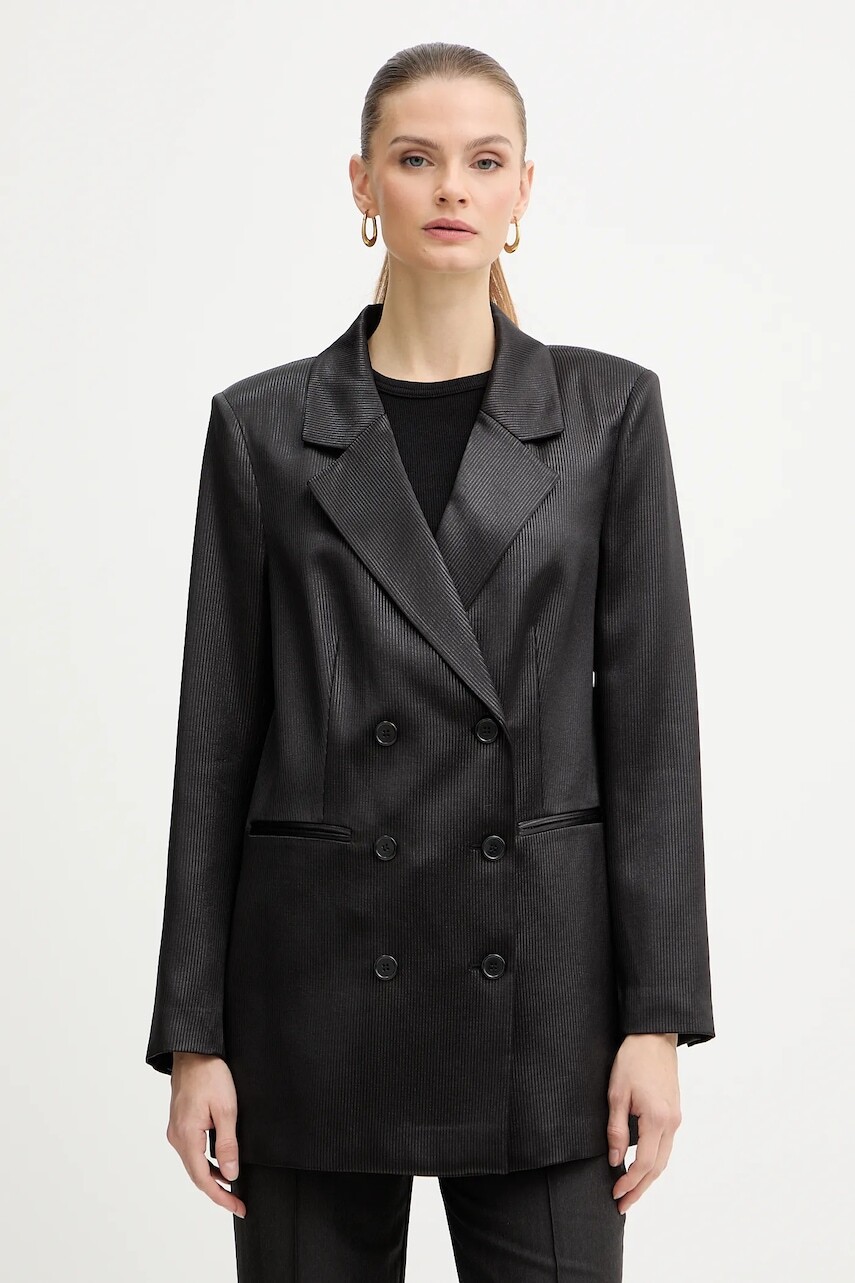 Sako Guess JEMMA čierna farba, dvojradové, vzorované, W5BN83 WH9B0