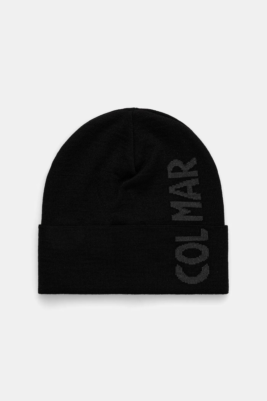 Čiapka s prímesou vlny Colmar čierna farba, 5001.1XD