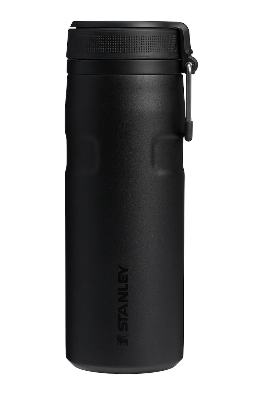 Termo fľaša Stanley The IceFlow™ Bottle Twist Flip 0,47 l čierna farba