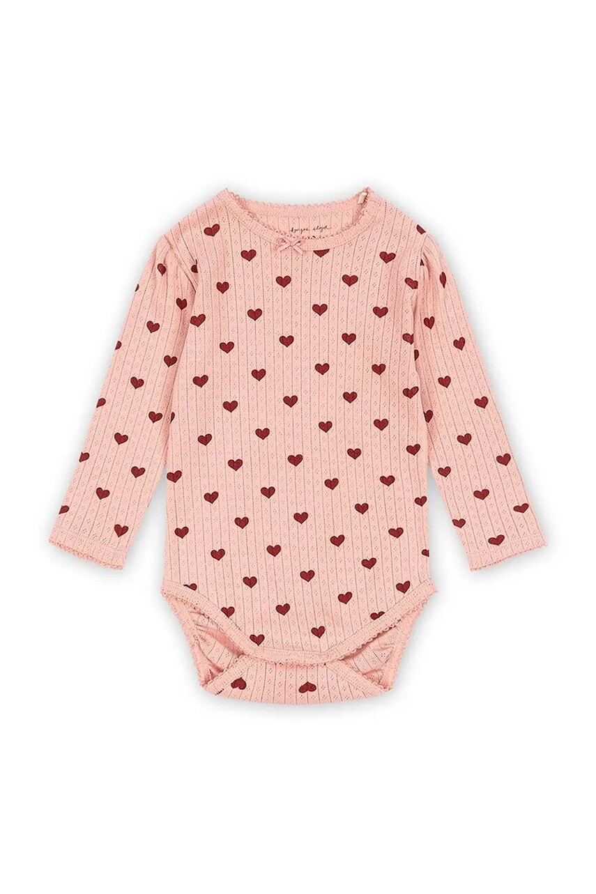 Bavlnené body pre bábätká Konges Sløjd MINNIE BODY GOTS KS3013