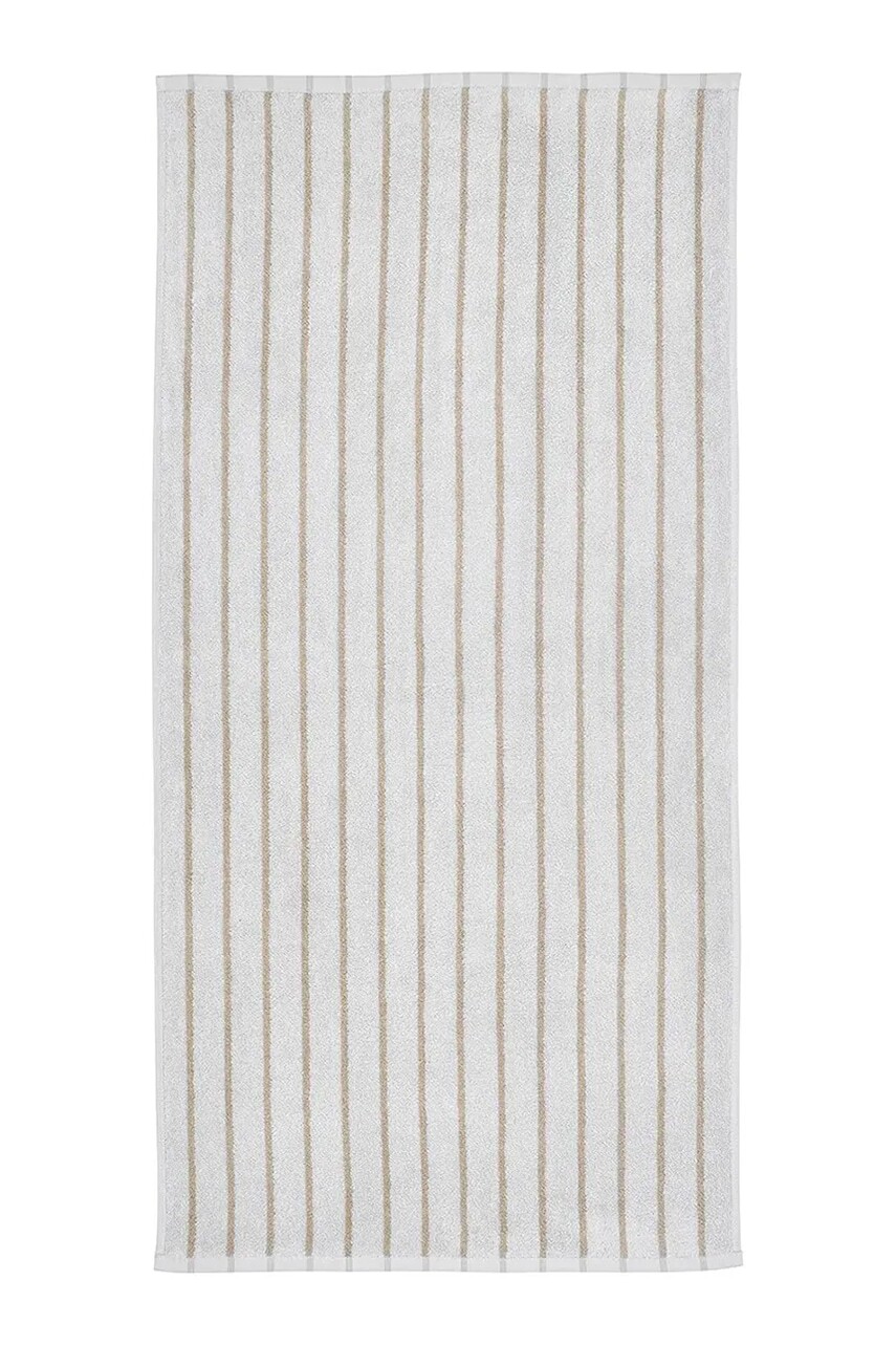 Malý bavlnený uterák Blomus ARTO, 50 x 100 cm béžová farba