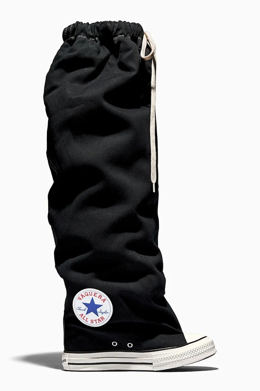 Tenisky Converse x Vaquera Chuck Taylor All Star Wedge XX-HI čierna farba, A17691C