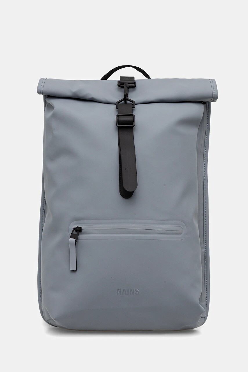 Ruksak Rains 13320 Rolltop Rucksack W3 šedá farba, veľký, jednofarebný, 13320