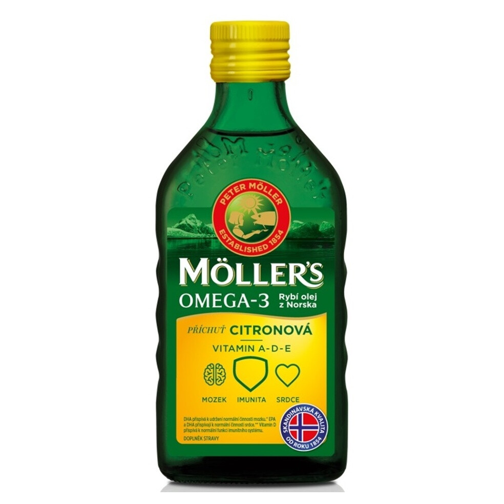MÖLLER'S Omega 3 Citrón 250 ml