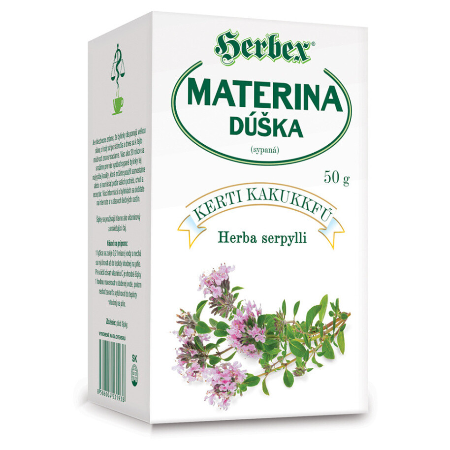 HERBEX Materina dúška obyčajná 50 g