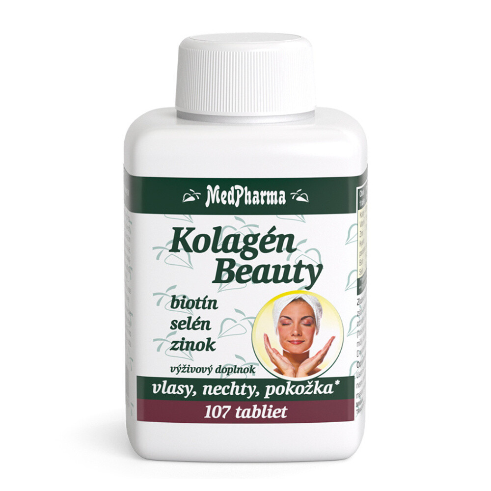MEDPHARMA Kolagén Beauty biotín + selén + zinok 107 tabliet
