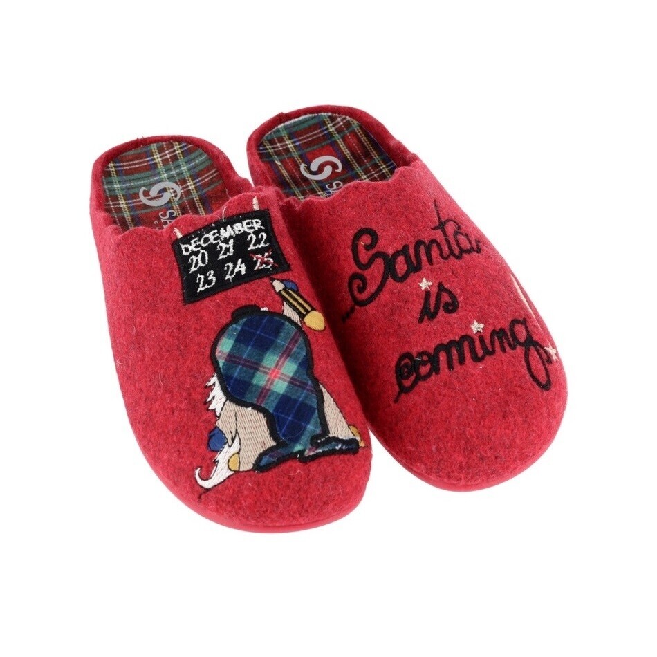 Papuče Sabatini Feltro, červené, veľkosť 38, 38 EU