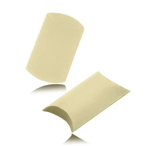 Béžová darčeková krabička s metalickým efektom