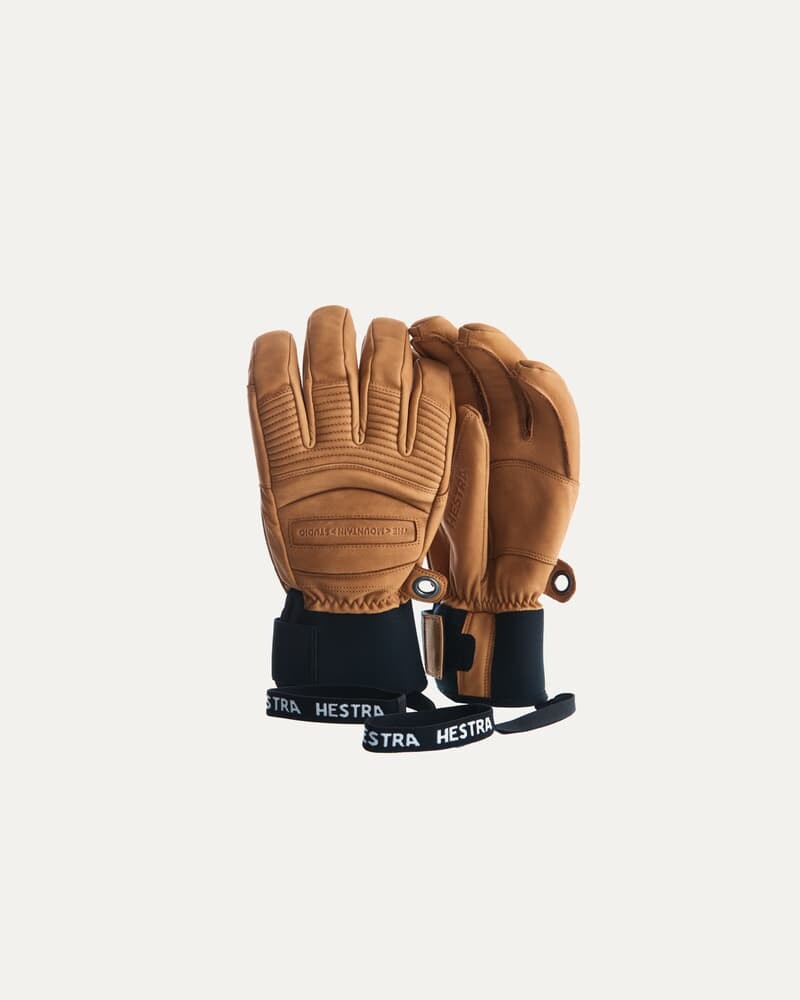 Lyžiarske rukavice The Mountain Studio TMS & HESTRA® LEATHER GLOVE
