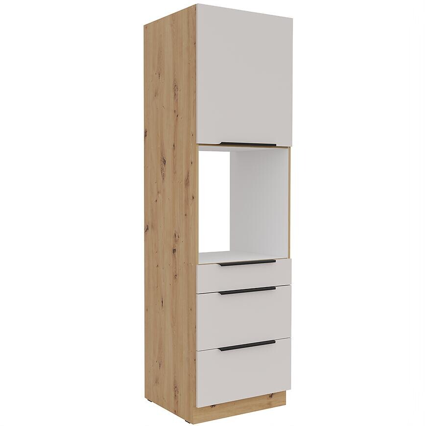 Kuchynská skrinka Solea cashmere/artisan 60DPS-210 1F 3S