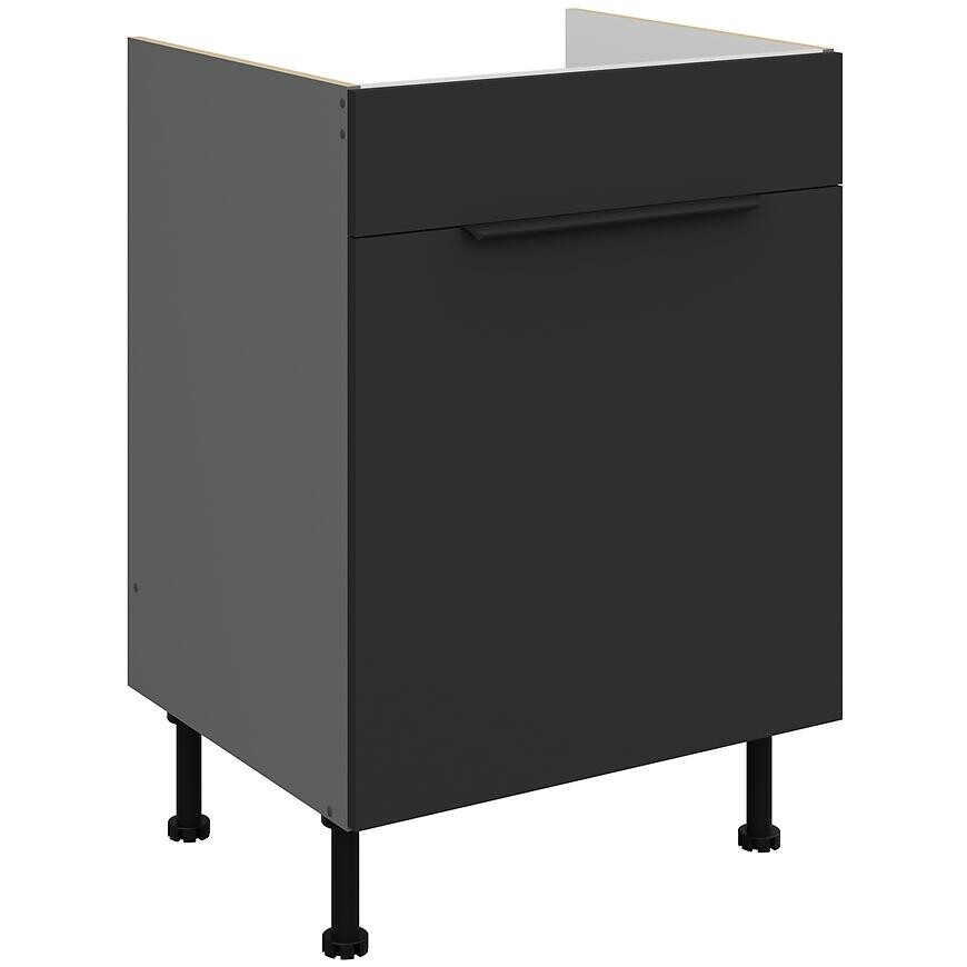 Kuchynská skrinka Aria-Bl/Ant Anti Fingerprint 60zl 1s Bb