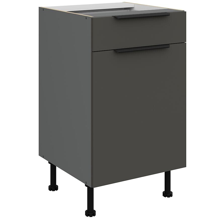 Kuchynská skrinka Aria-Gr/Ant Anti Fingerprint 50d 1f 1s Bb