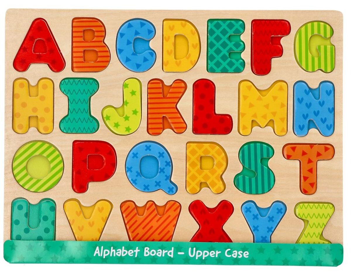 Nové drevené puzzle Abeceda - skladačka s písmenkami