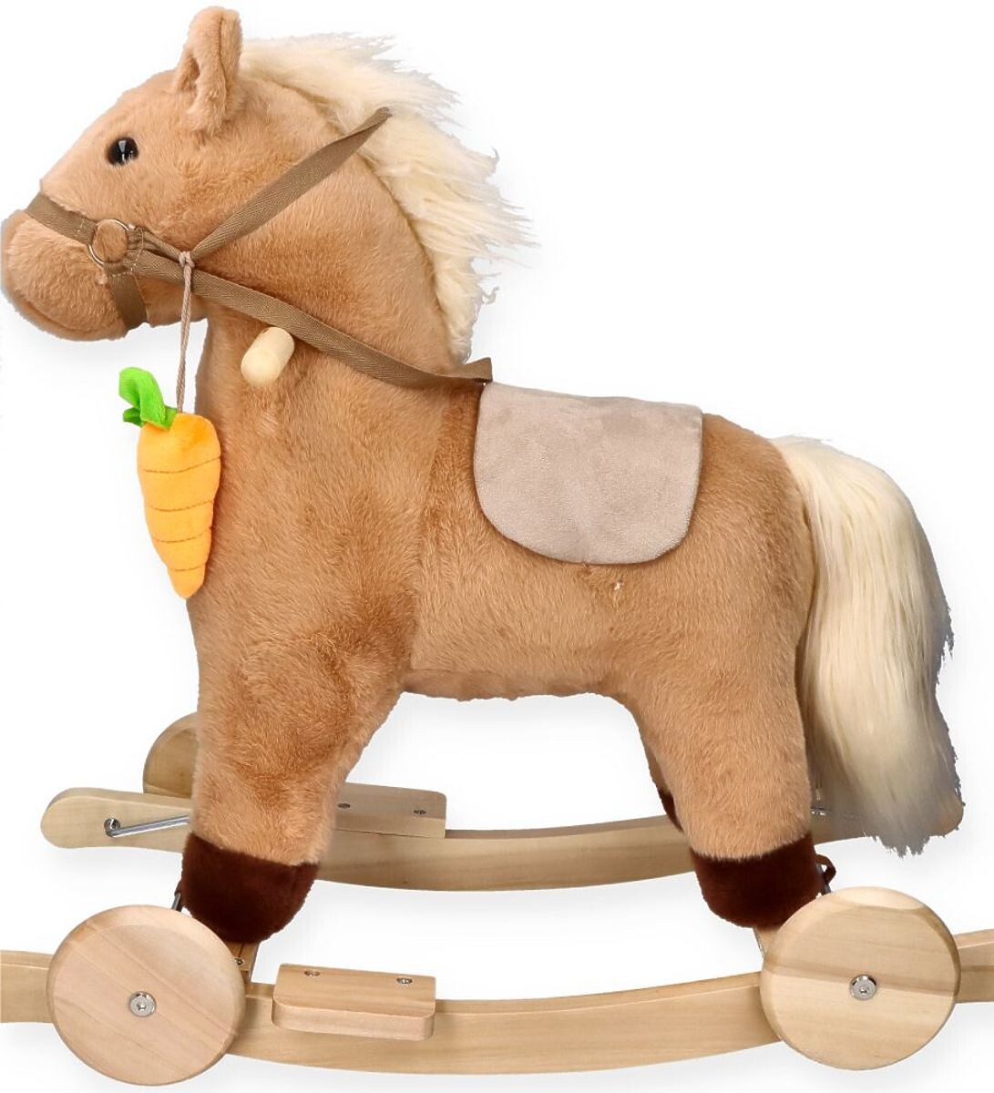 Hojdací koník s mrkvou