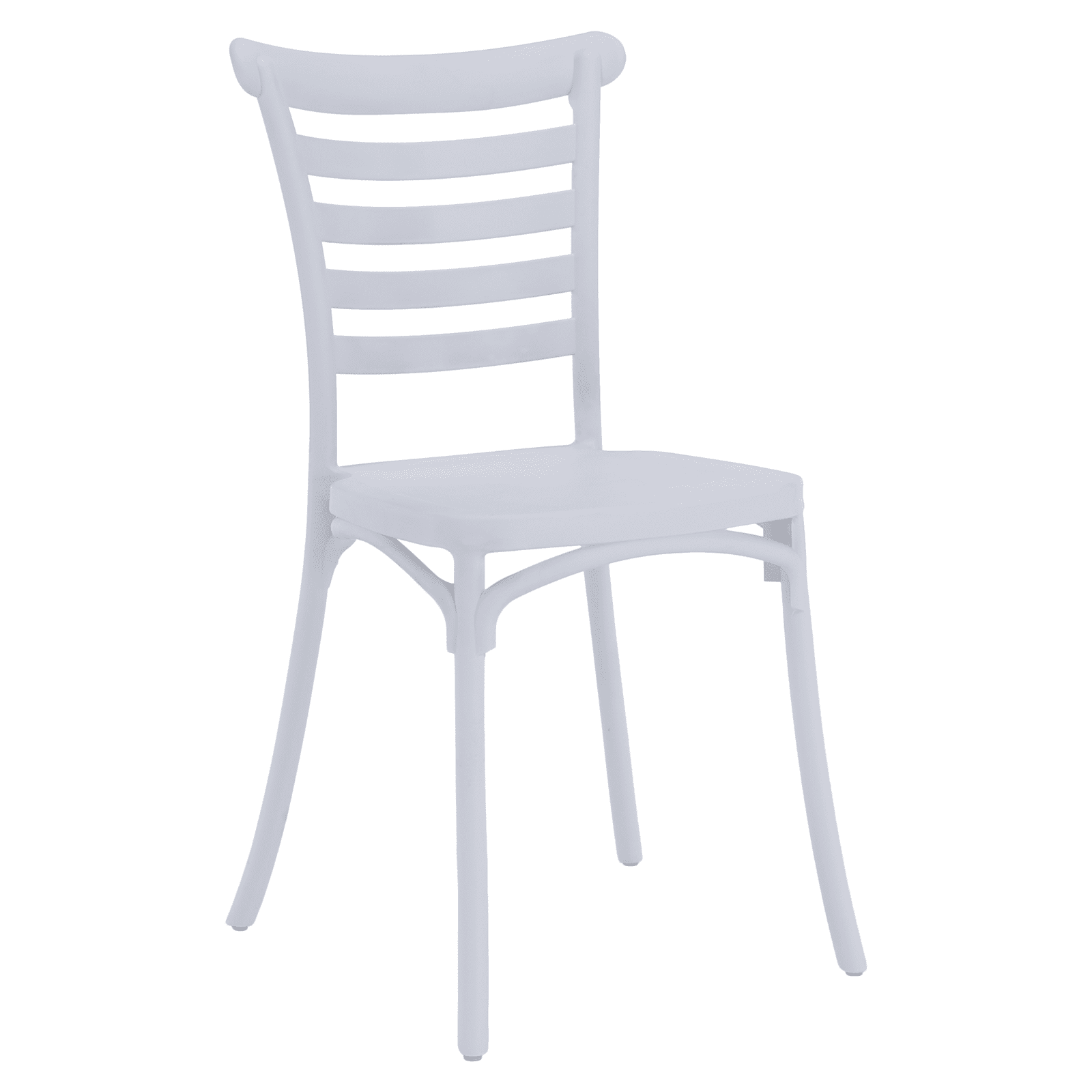 Stohovateľná stolička, biela, SAVITO