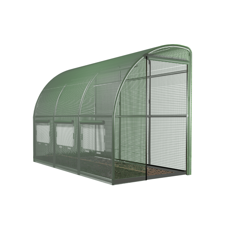 Fóliovník, zelená, 1,5x4x2 m, FELKO NEW TYP 5