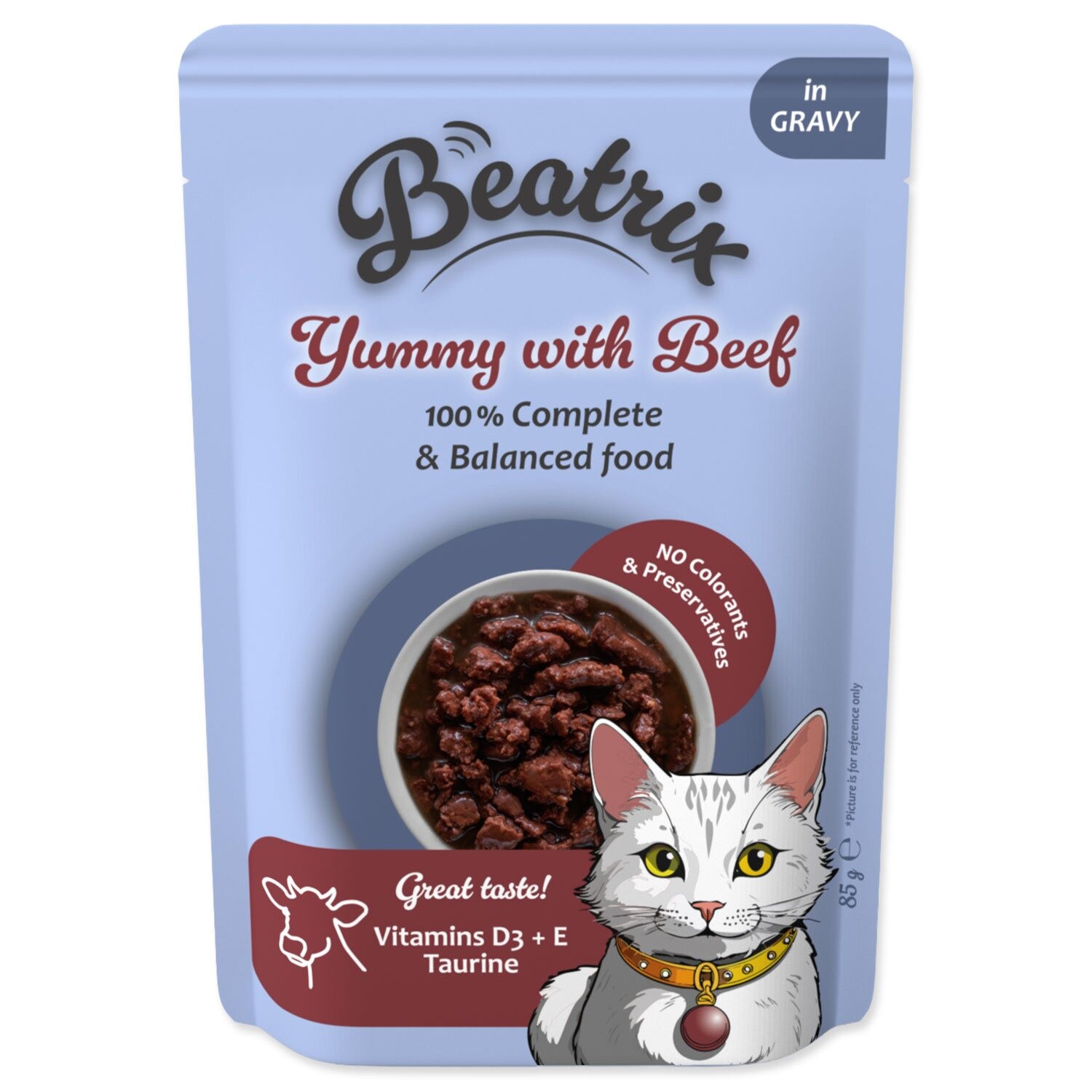 Kapsička Beatrix Adult s hovädzím 85g