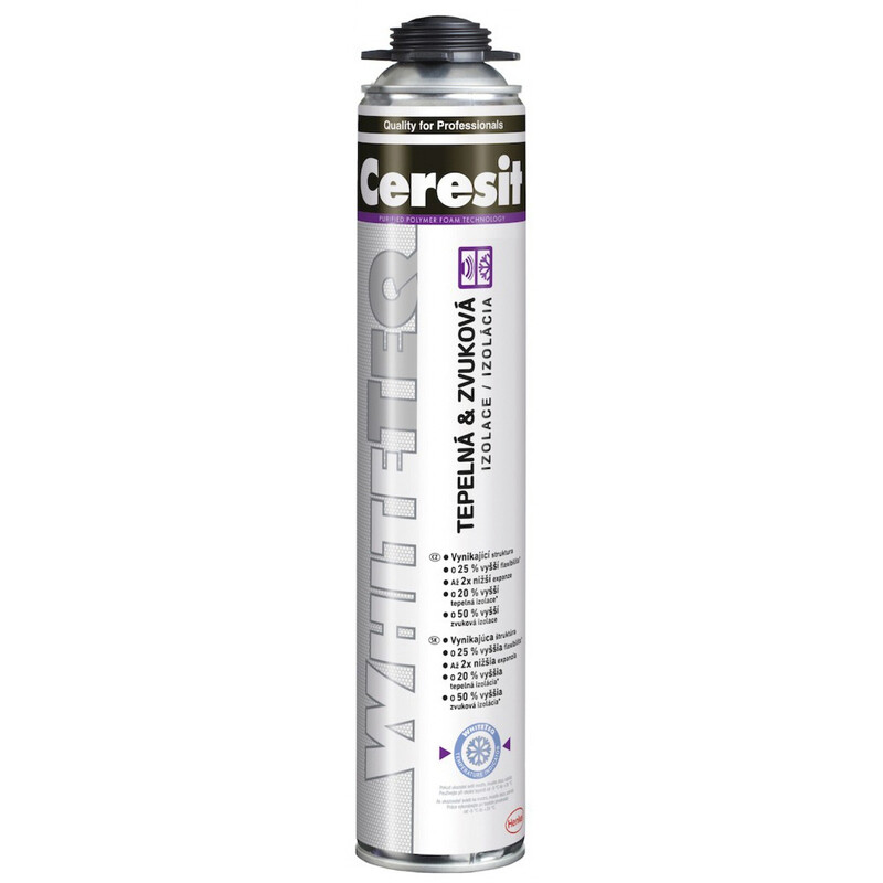 Pena montážna Ceresit WhiteTeq 750 ml