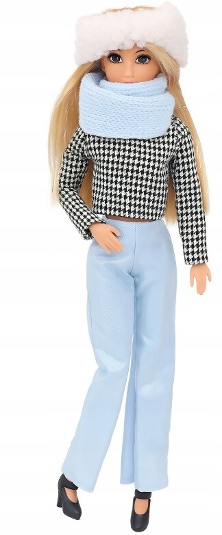 Bábika Anlily modelka s doplnkami 28cm