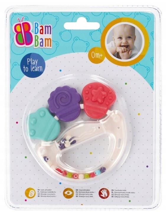 BamBam hrkálka/hrzátko zvonček 10cm