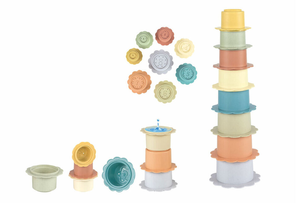 Kelímky skladacie kvet 8ks