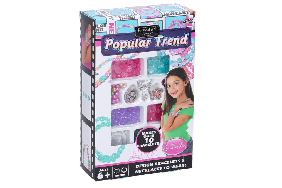 Korálky výroba náramkov s príveskom sada