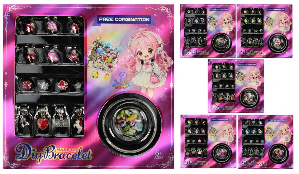 Vyrob si náramok sada šperkov mix vzory