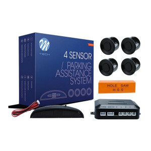 Parkovací asistent 4-senzorový - čierny M-Tech