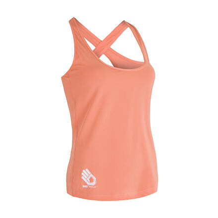 SENSOR COOLMAX FRESH PT HAND dámske tričko bez rukávov apricot Veľkosť: L 8592837038476