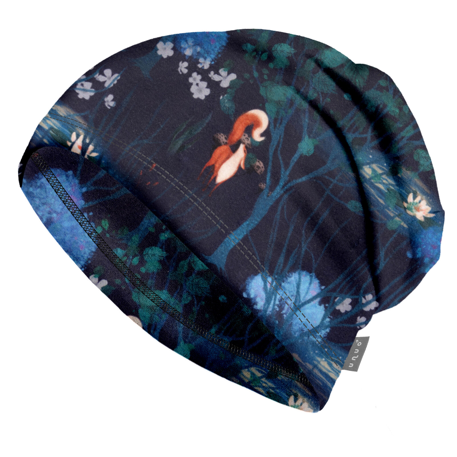 Unuo Unuo, Detská čiapka fleecová zálusk, Čarovná líška Veľkosť: S 8596227090112