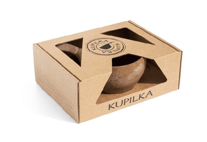 Kupilka KUKSA 370 ml Large + spork 205 SET - Original (BROWN) 6430014972217