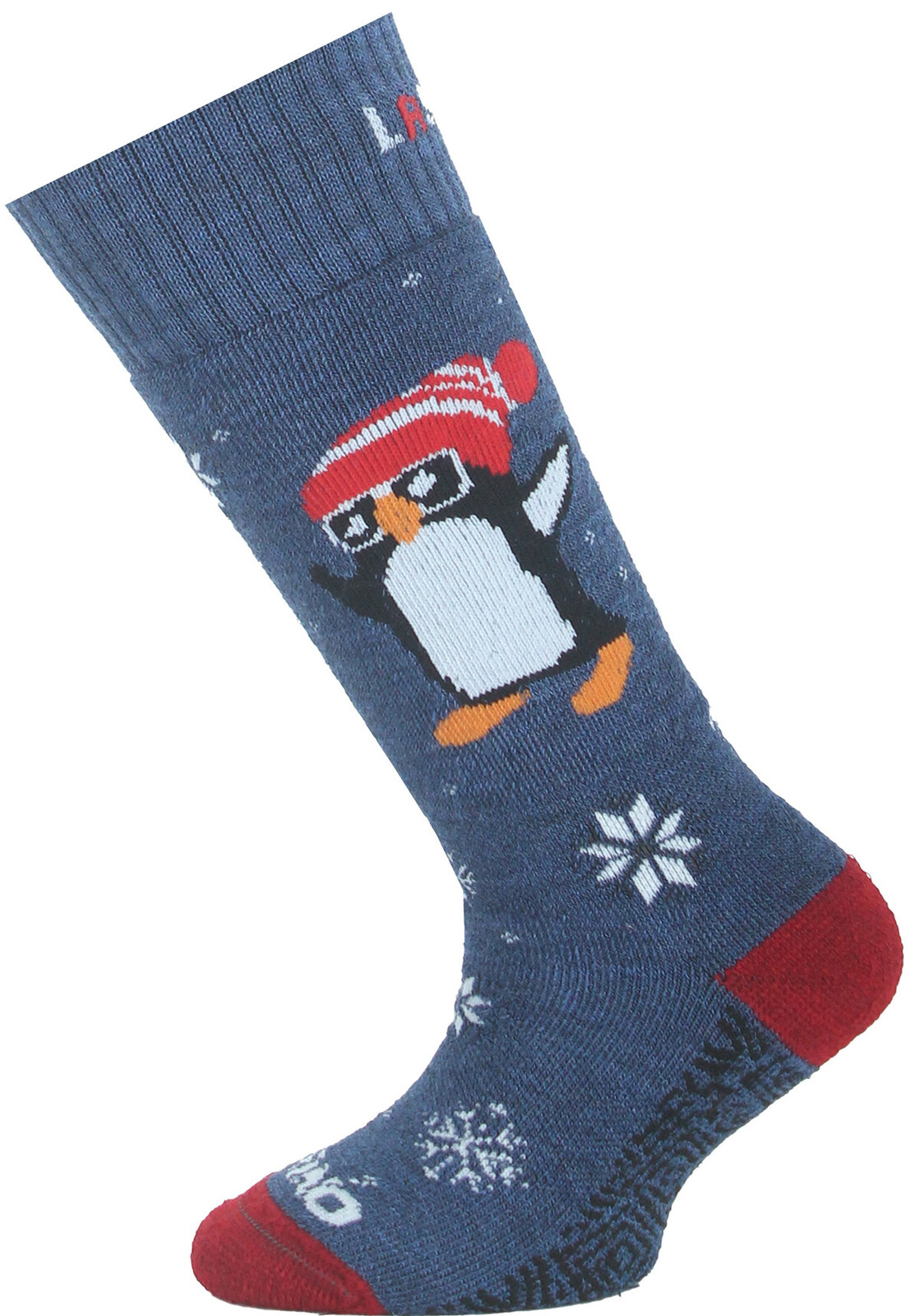 Lasting detské merino lyžiarske ponožky SJT 504 modré Veľkosť: S 8596445237887