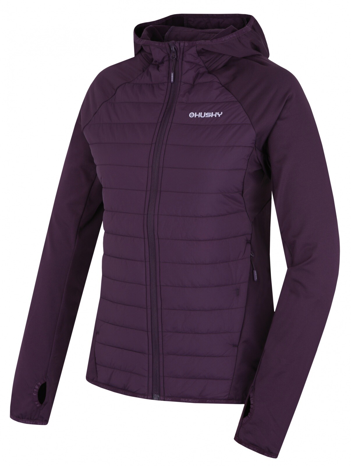 Husky Dámska hybrid mikina Arya L dark purple Veľkosť: M