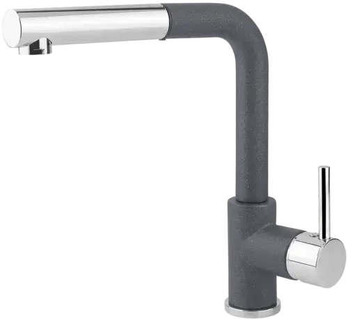 CONCEPT BDG4527dg Batéria drezová so sprchou granit TMAVO ŠEDÁ