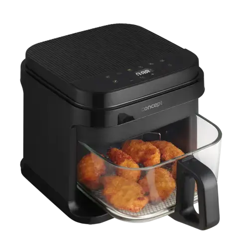 CONCEPT Teplovzdušná fritéza GLASS & FAST 5,5 L FR5500