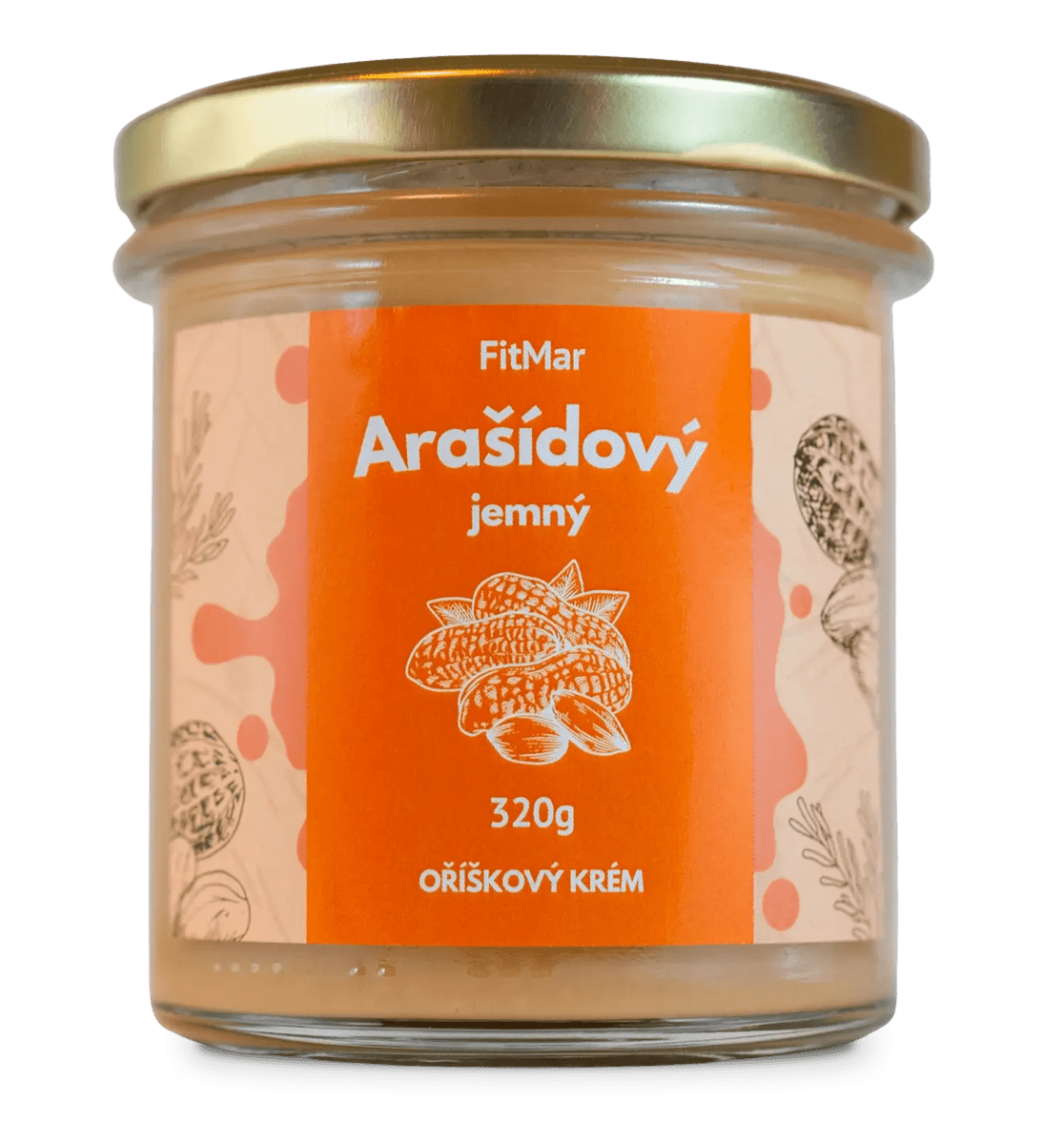 Arašidový jemný krém