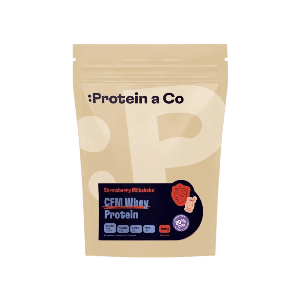 CFM WHEY PROTEIN 80 1 kg – Strawberry milkshake